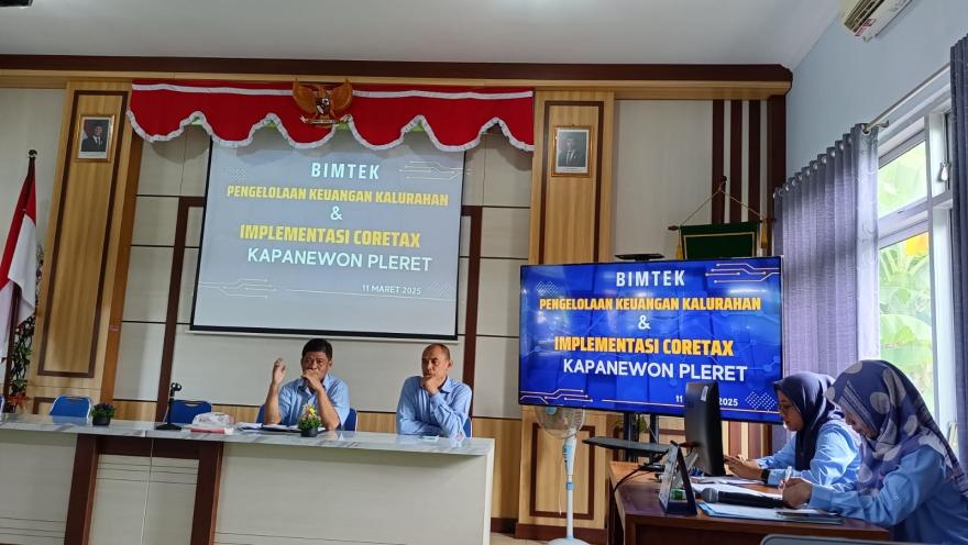 Bimtek Pengelolaan Keuangan Kalurahan dan Implementasi Coretax di Kapanewon Pleret